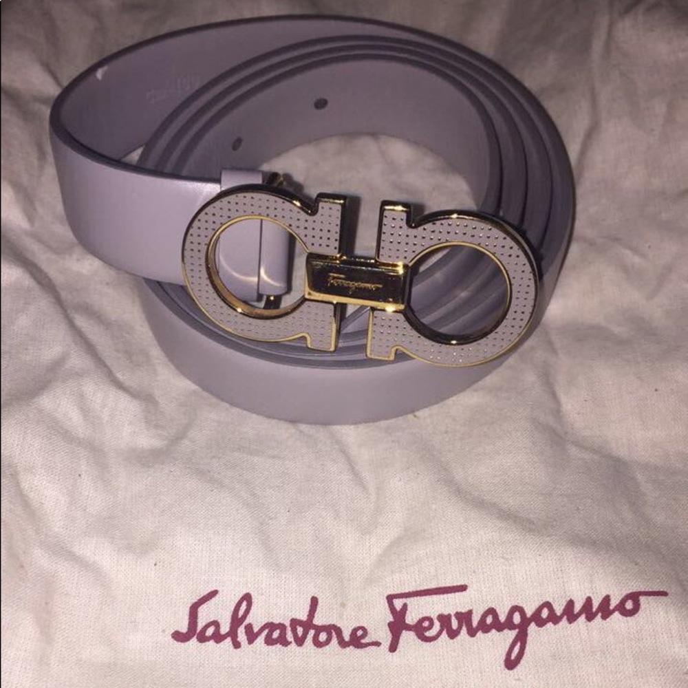 Woman’s 100 CM Gancini Leather Ferragamo Belt